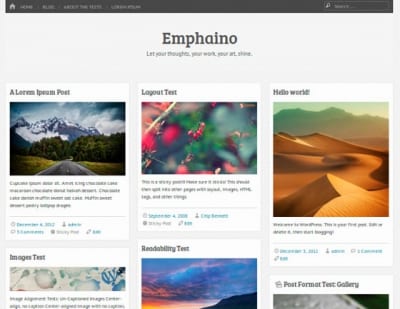 Шаблон WordPress - Emphaino