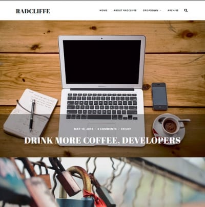 Шаблон WordPress - Radcliffe