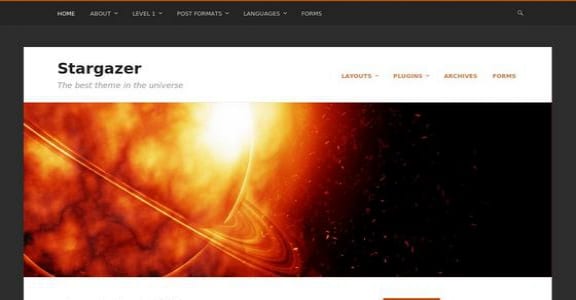 Шаблон Wordpress - Stargazer