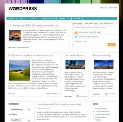Шаблон WordPress - Urbane