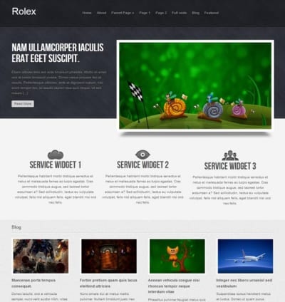 Шаблон WordPress - Rolex