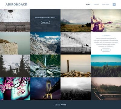 Шаблон WordPress - Adirondack