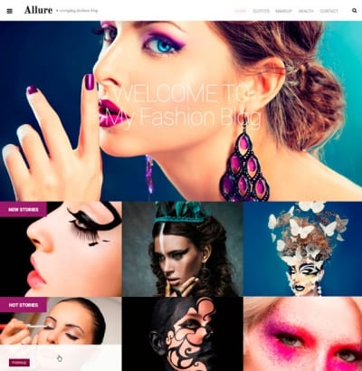 Шаблон WordPress - Allure