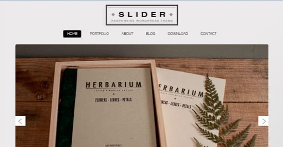 Шаблон Wordpress - Slider Responsive