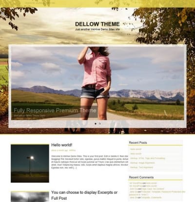 Шаблон WordPress - Dellow