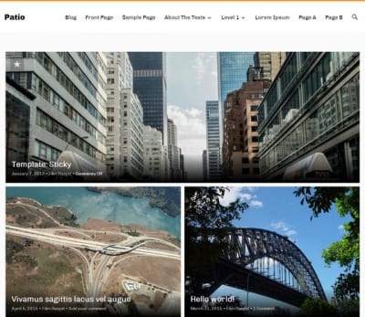 Шаблон WordPress - Patio