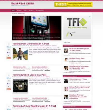 Шаблон WordPress - Femina