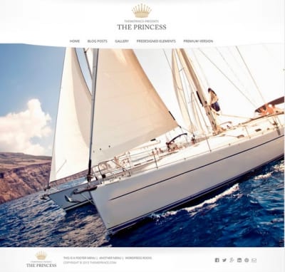 Шаблон WordPress - Princess
