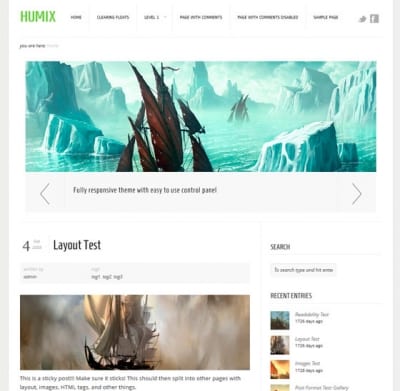 Шаблон WordPress - Humix