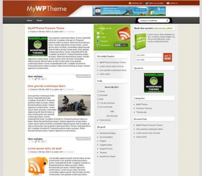 Шаблон WordPress - MyWPTheme