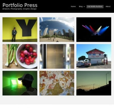 Шаблон WordPress - Portfolio Press
