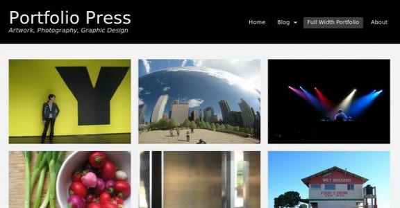 Шаблон Wordpress - Portfolio Press