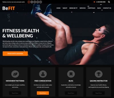 Шаблон WordPress - SKT BeFit