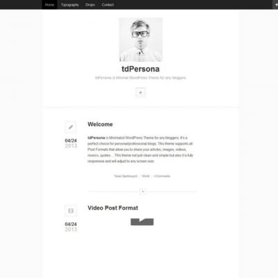 Шаблон WordPress - tdPersona