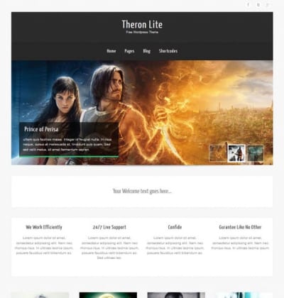 Шаблон WordPress - Theron Lite