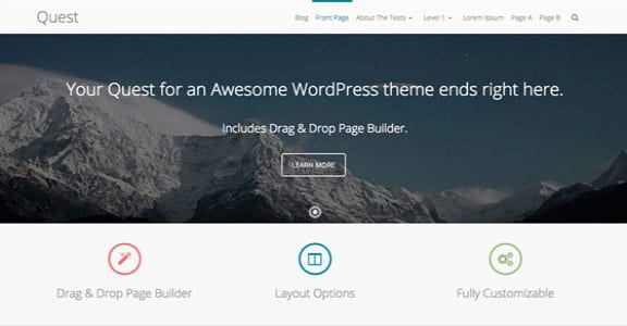 Шаблон Wordpress - Quest