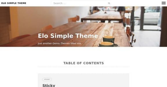 Шаблон Wordpress - Elo