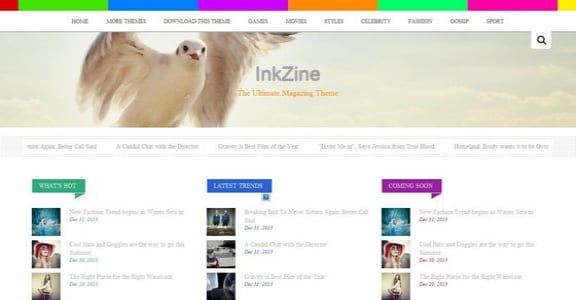 Шаблон Wordpress - Inkzine
