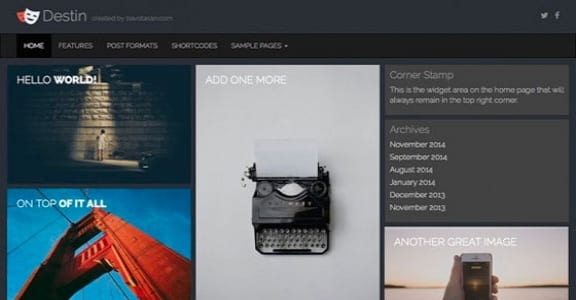 Шаблон Wordpress - Destin Basic