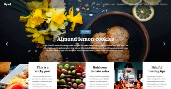 Шаблон Wordpress - Dyad