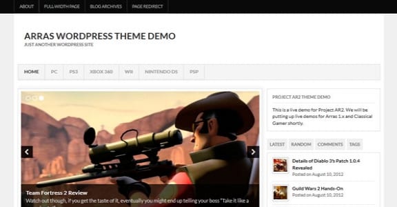 Шаблон Wordpress - Project AR2