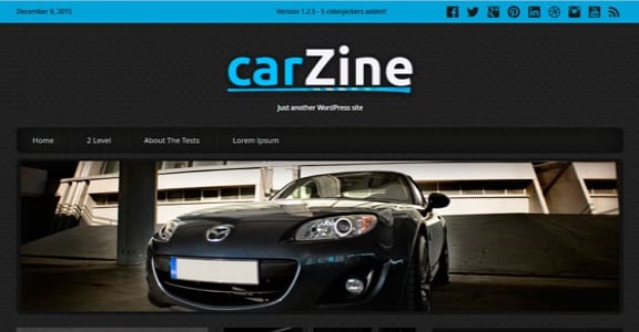 Шаблон Wordpress - CarZine
