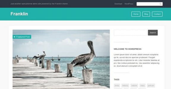 Шаблон Wordpress - Franklin
